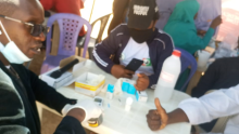 Attendees at NDAG medical outreach